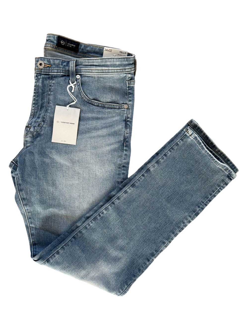 AG Adriano Goldschmied Tellis Modern Slim Denim Jeans NWT Size 34x32 - Picture 7 of 10